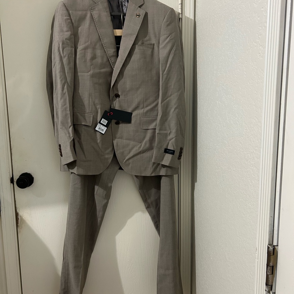 Ted Baker Taupe Suit Ensemble